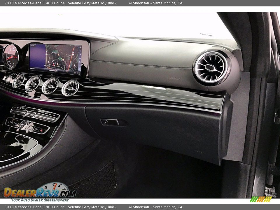 2018 Mercedes-Benz E 400 Coupe Selenite Grey Metallic / Black Photo #15