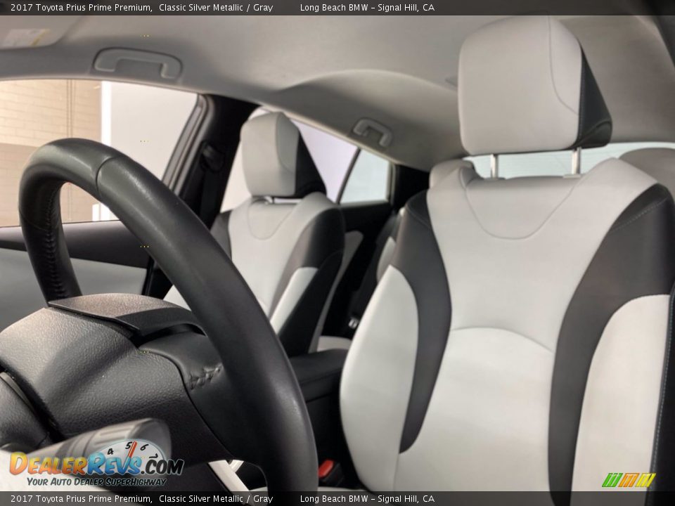 Front Seat of 2017 Toyota Prius Prime Premium Photo #17