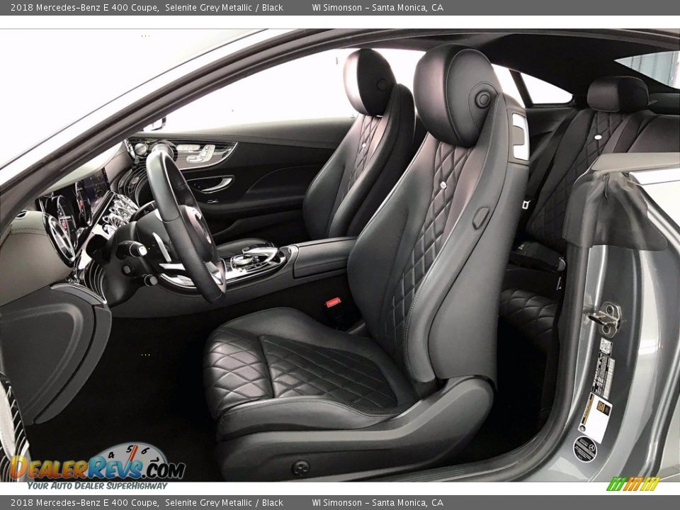 2018 Mercedes-Benz E 400 Coupe Selenite Grey Metallic / Black Photo #17