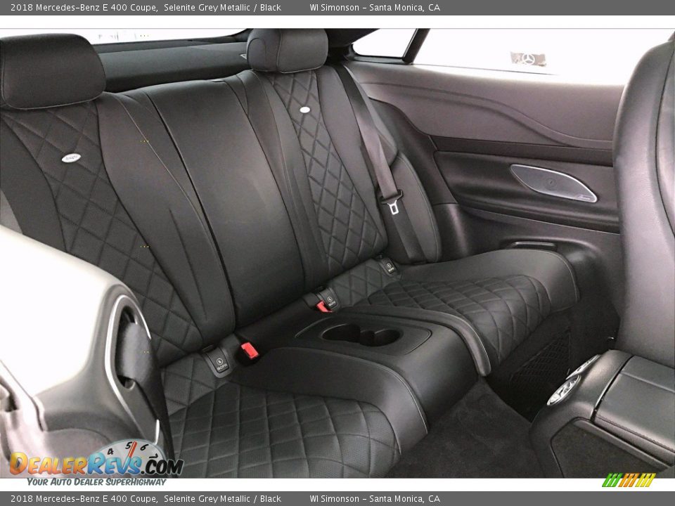2018 Mercedes-Benz E 400 Coupe Selenite Grey Metallic / Black Photo #18