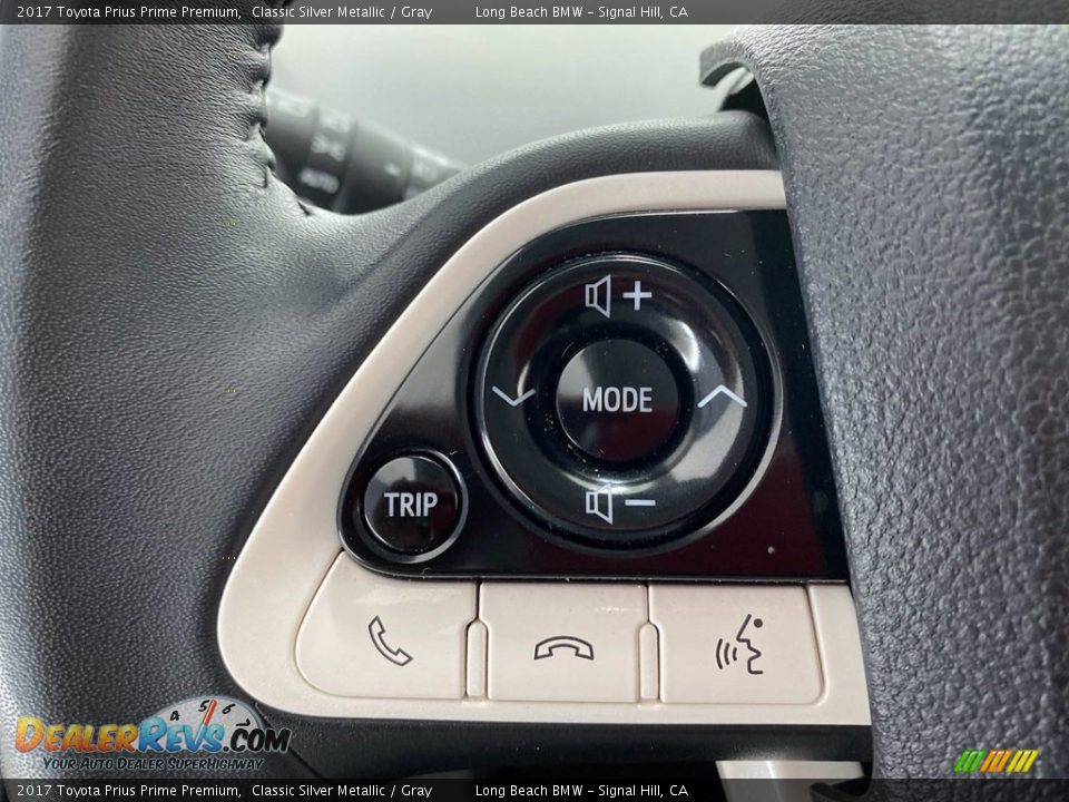2017 Toyota Prius Prime Premium Steering Wheel Photo #19