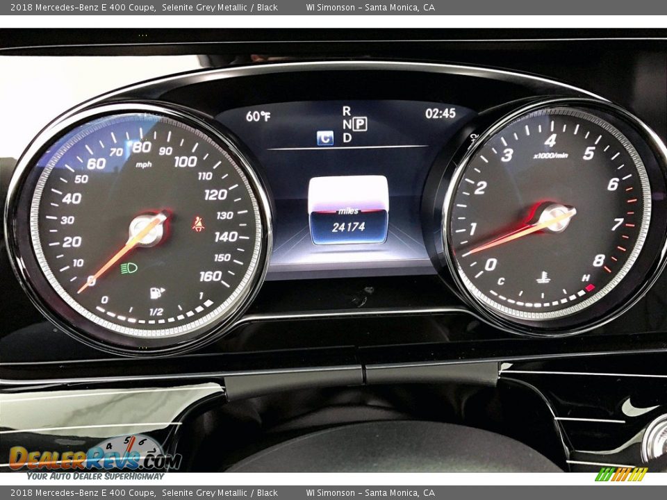 2018 Mercedes-Benz E 400 Coupe Selenite Grey Metallic / Black Photo #22