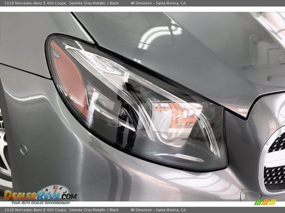 2018 Mercedes-Benz E 400 Coupe Selenite Grey Metallic / Black Photo #27