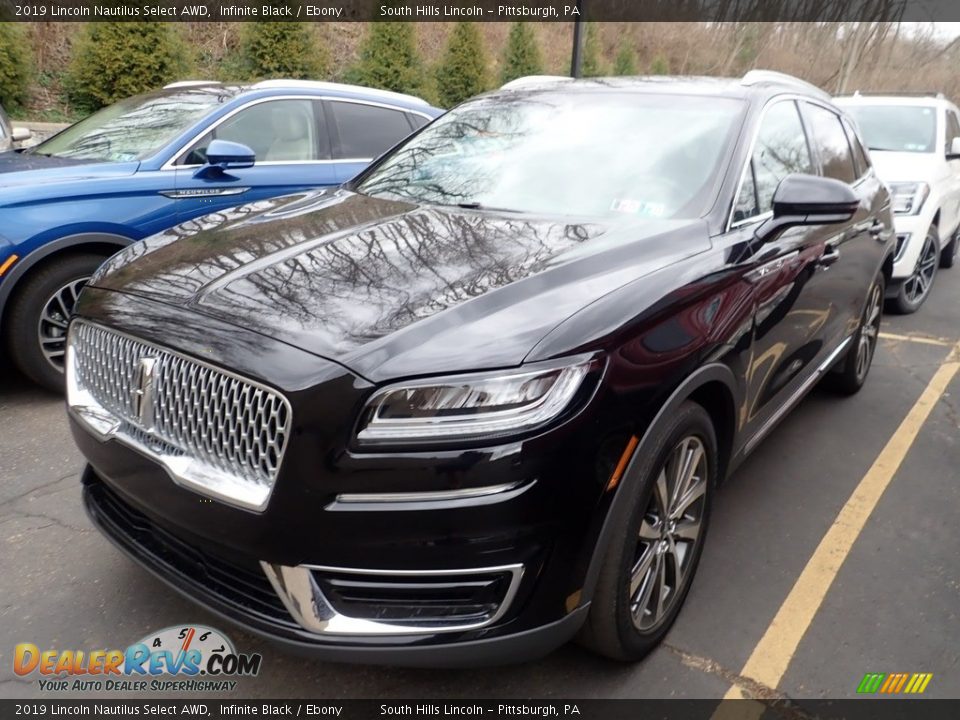 2019 Lincoln Nautilus Select AWD Infinite Black / Ebony Photo #1