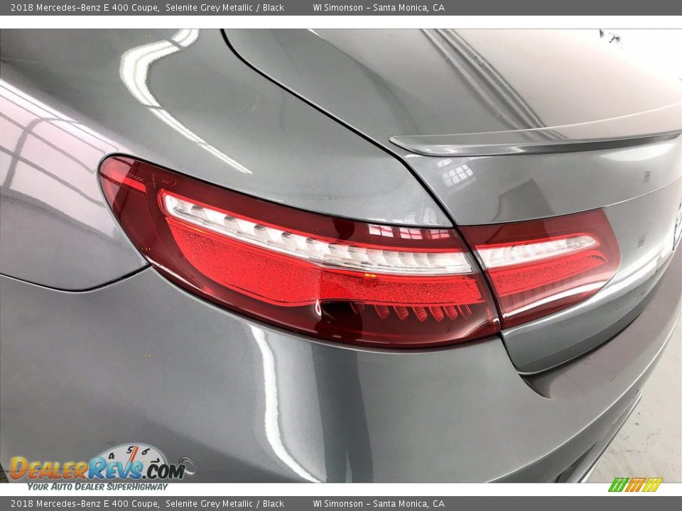 2018 Mercedes-Benz E 400 Coupe Selenite Grey Metallic / Black Photo #28
