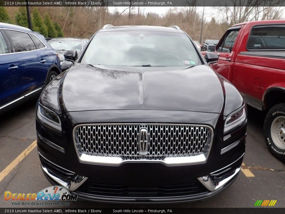 2019 Lincoln Nautilus Select AWD Infinite Black / Ebony Photo #3