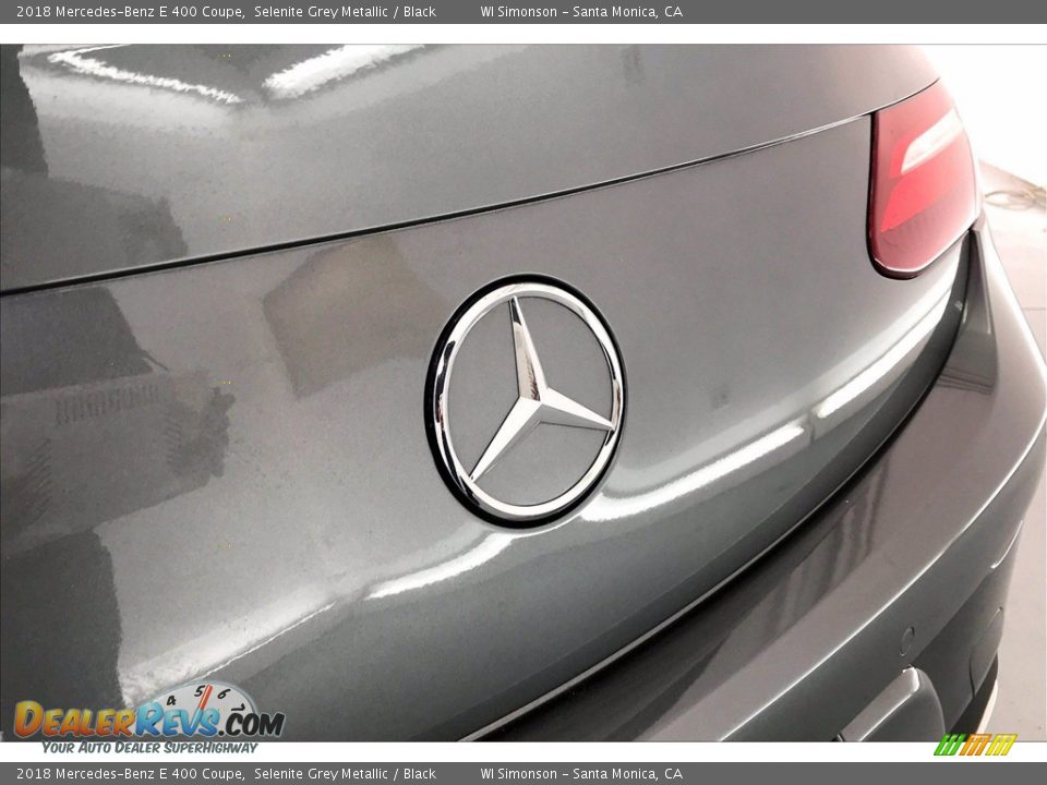 2018 Mercedes-Benz E 400 Coupe Selenite Grey Metallic / Black Photo #30