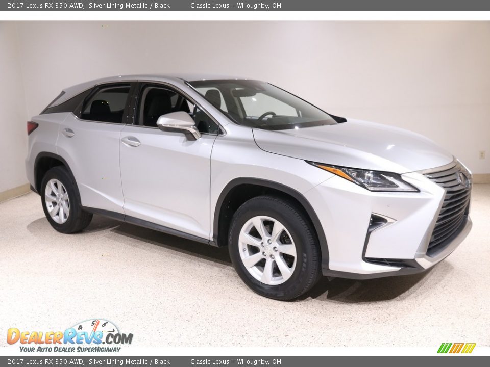 2017 Lexus RX 350 AWD Silver Lining Metallic / Black Photo #1