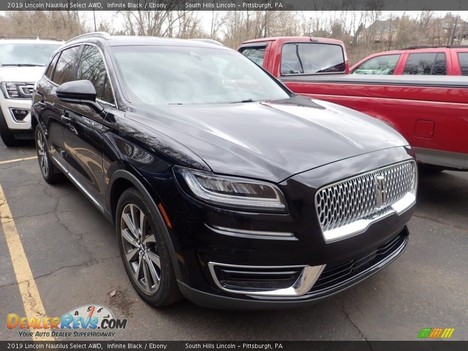 2019 Lincoln Nautilus Select AWD Infinite Black / Ebony Photo #4