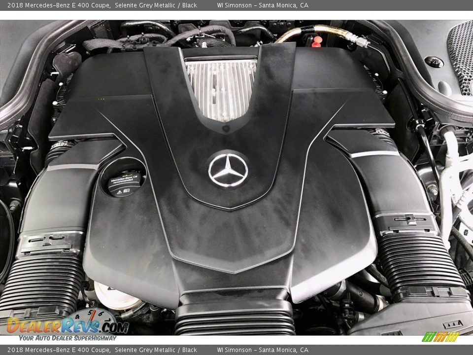 2018 Mercedes-Benz E 400 Coupe Selenite Grey Metallic / Black Photo #31