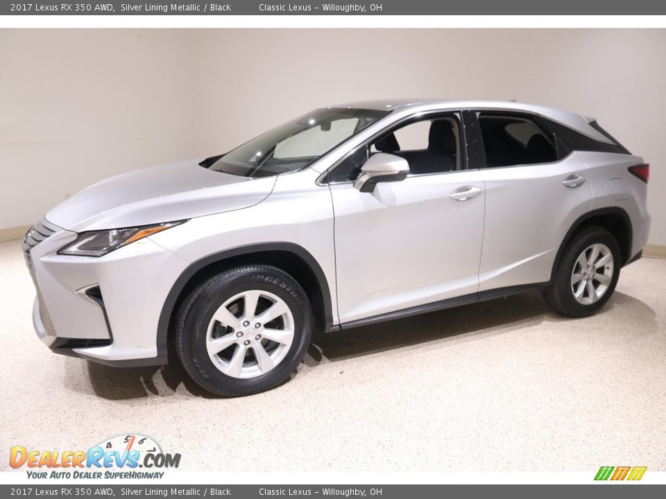 2017 Lexus RX 350 AWD Silver Lining Metallic / Black Photo #3