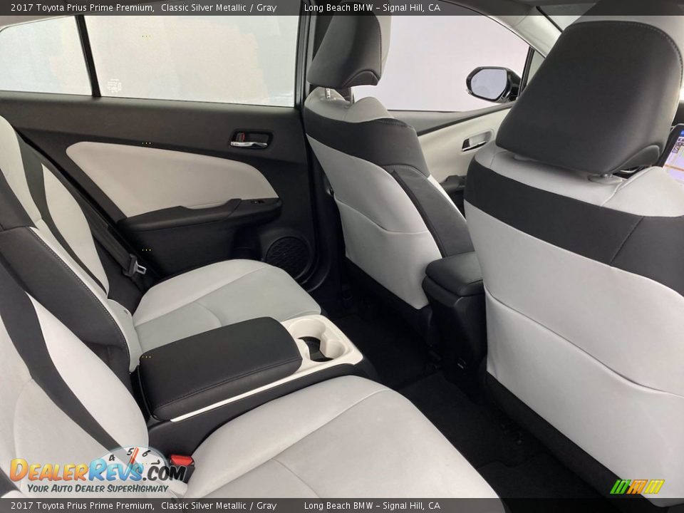 Rear Seat of 2017 Toyota Prius Prime Premium Photo #33