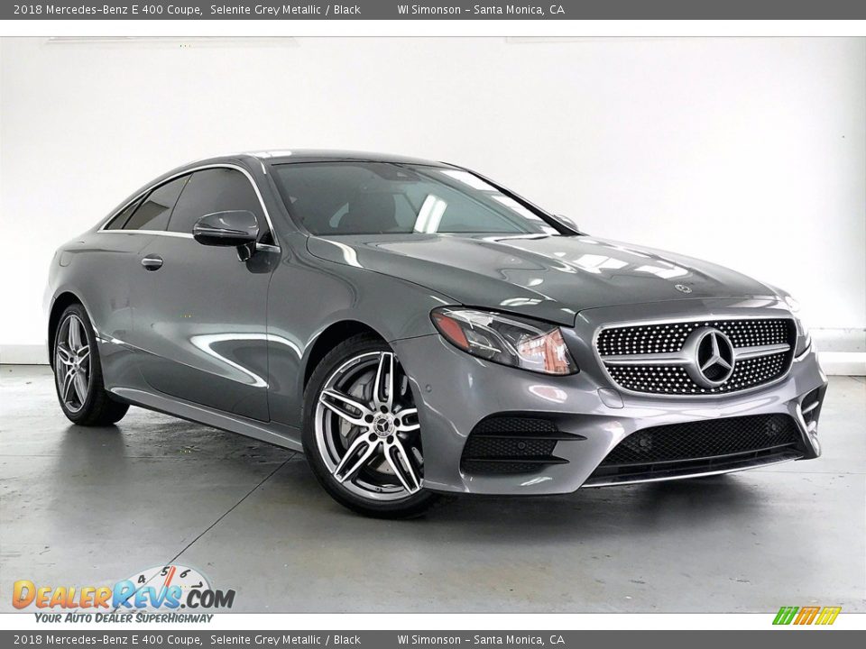 2018 Mercedes-Benz E 400 Coupe Selenite Grey Metallic / Black Photo #33