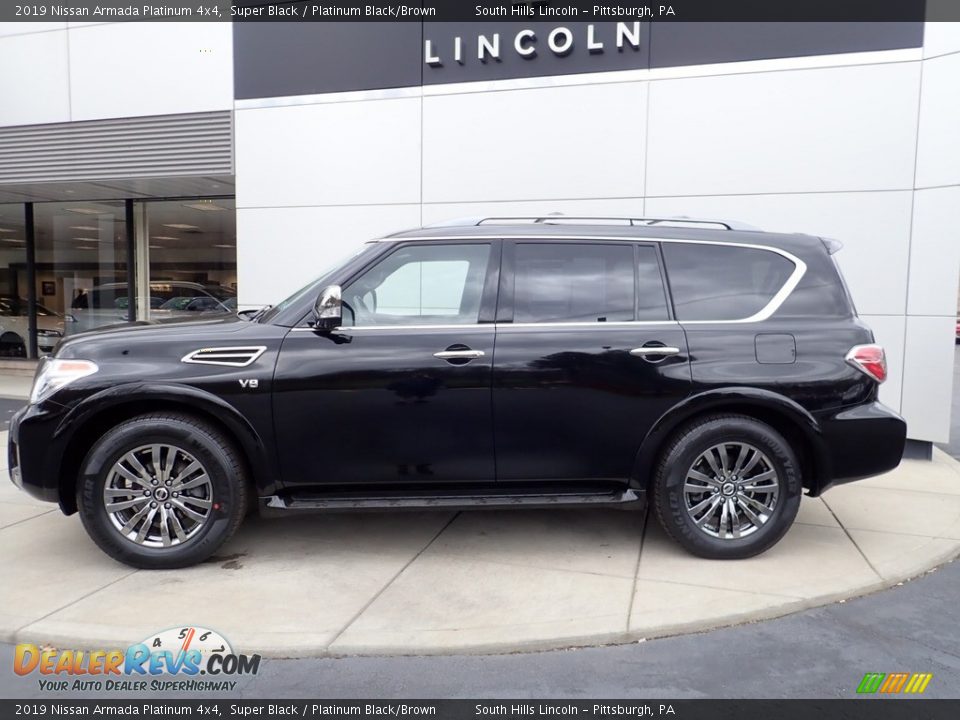 Super Black 2019 Nissan Armada Platinum 4x4 Photo #2