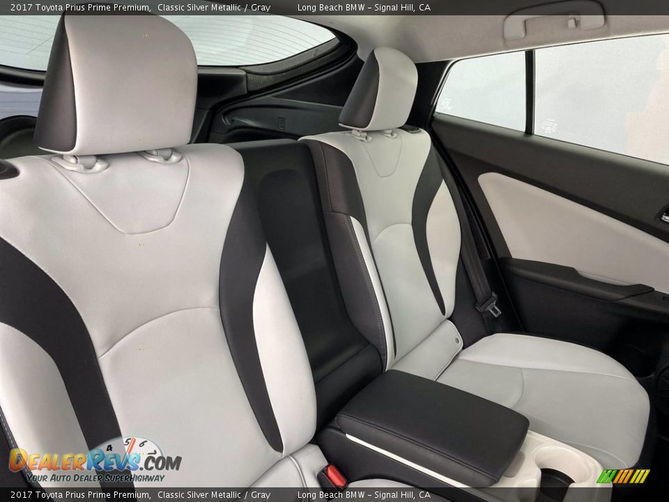 Rear Seat of 2017 Toyota Prius Prime Premium Photo #34