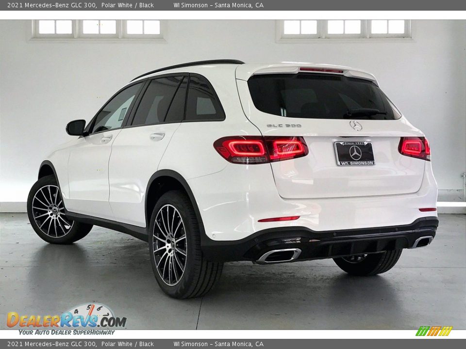 2021 Mercedes-Benz GLC 300 Polar White / Black Photo #2