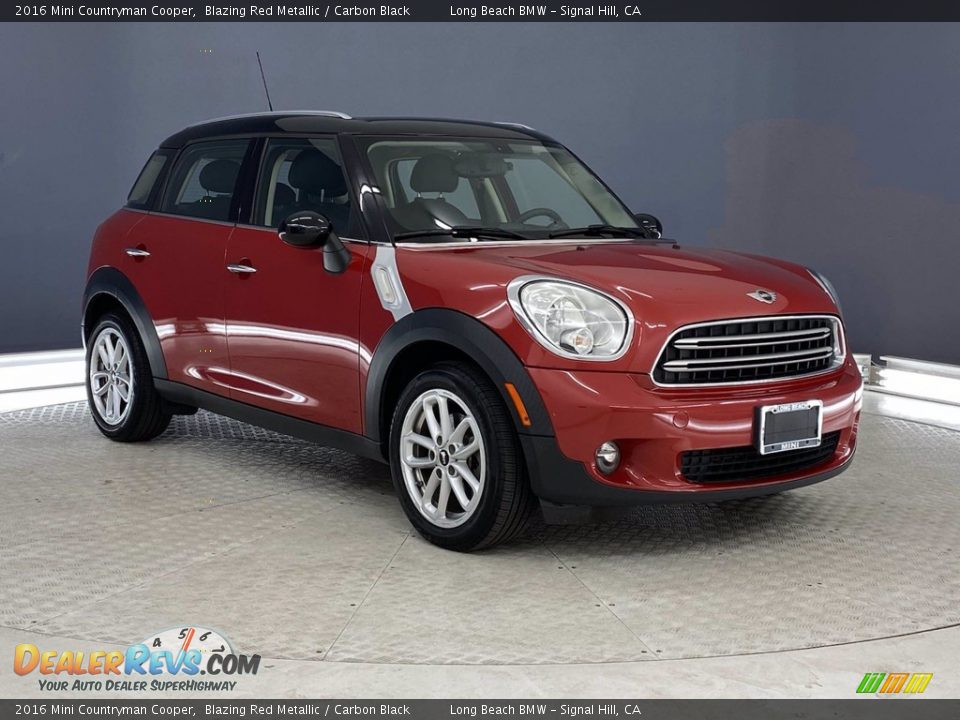 2016 Mini Countryman Cooper Blazing Red Metallic / Carbon Black Photo #1