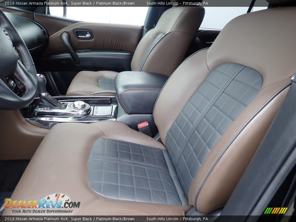 Platinum Black/Brown Interior - 2019 Nissan Armada Platinum 4x4 Photo #15