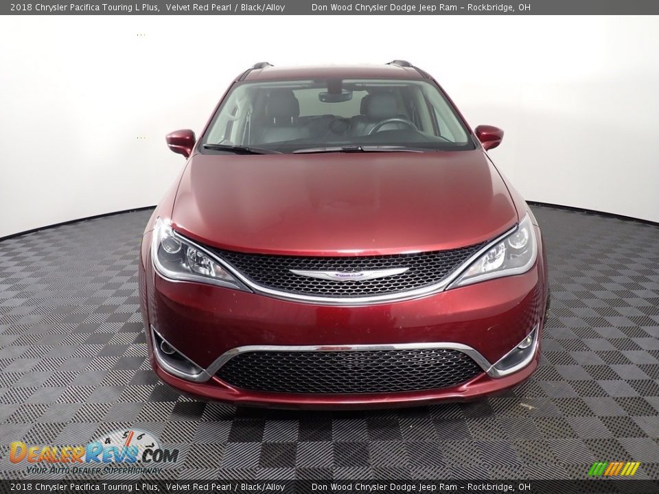 2018 Chrysler Pacifica Touring L Plus Velvet Red Pearl / Black/Alloy Photo #8
