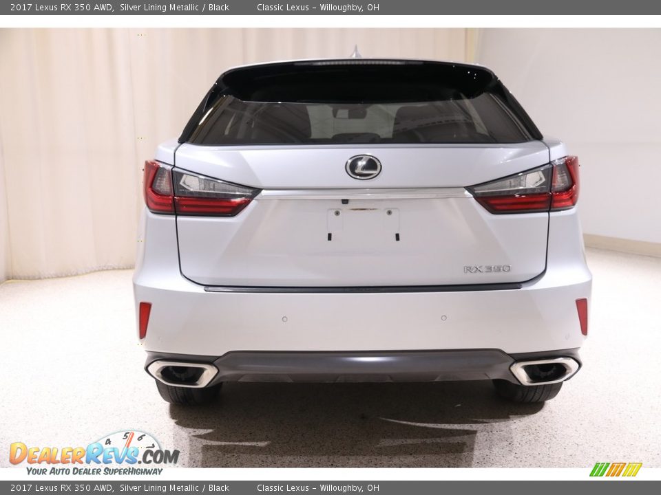 2017 Lexus RX 350 AWD Silver Lining Metallic / Black Photo #22