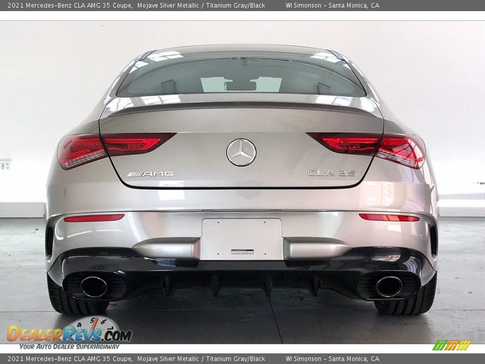 2021 Mercedes-Benz CLA AMG 35 Coupe Mojave Silver Metallic / Titanium Gray/Black Photo #3