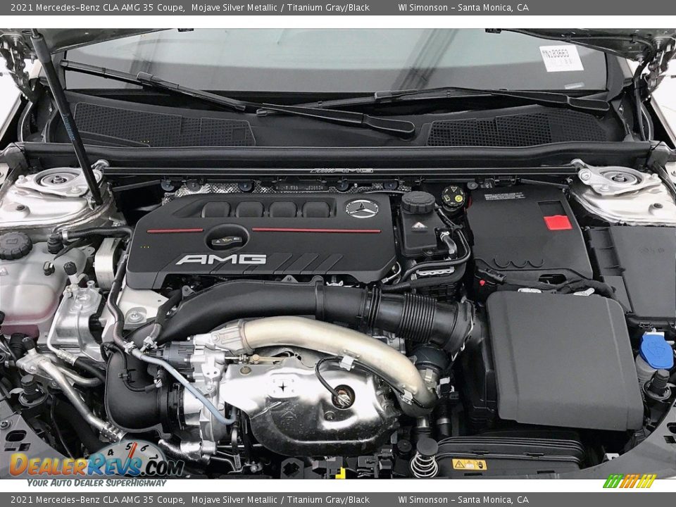 2021 Mercedes-Benz CLA AMG 35 Coupe 2.0 Liter Twin-Turbocharged DOHC 16-Valve VVT 4 Cylinder Engine Photo #8