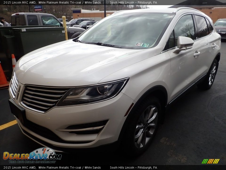 2015 Lincoln MKC AWD White Platinum Metallic Tri-coat / White Sands Photo #1