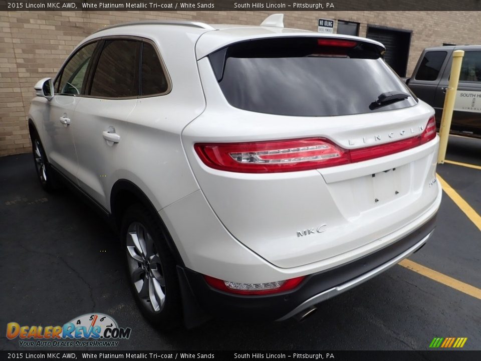 2015 Lincoln MKC AWD White Platinum Metallic Tri-coat / White Sands Photo #2