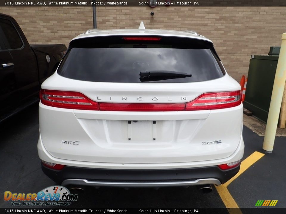 2015 Lincoln MKC AWD White Platinum Metallic Tri-coat / White Sands Photo #3