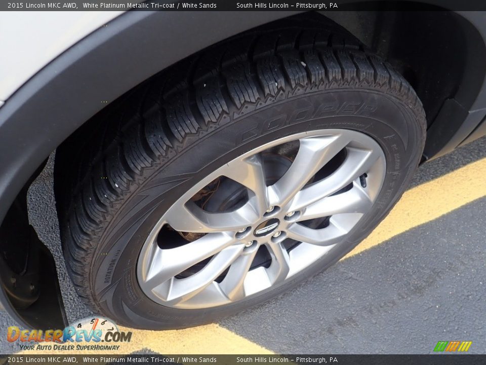 2015 Lincoln MKC AWD White Platinum Metallic Tri-coat / White Sands Photo #5
