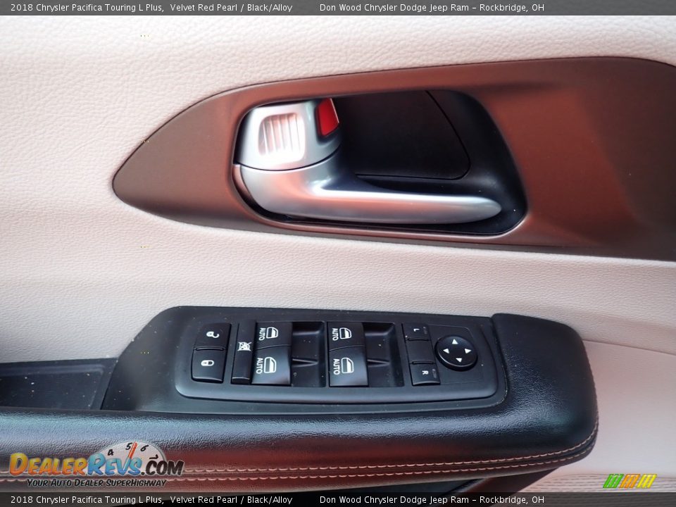 2018 Chrysler Pacifica Touring L Plus Velvet Red Pearl / Black/Alloy Photo #23
