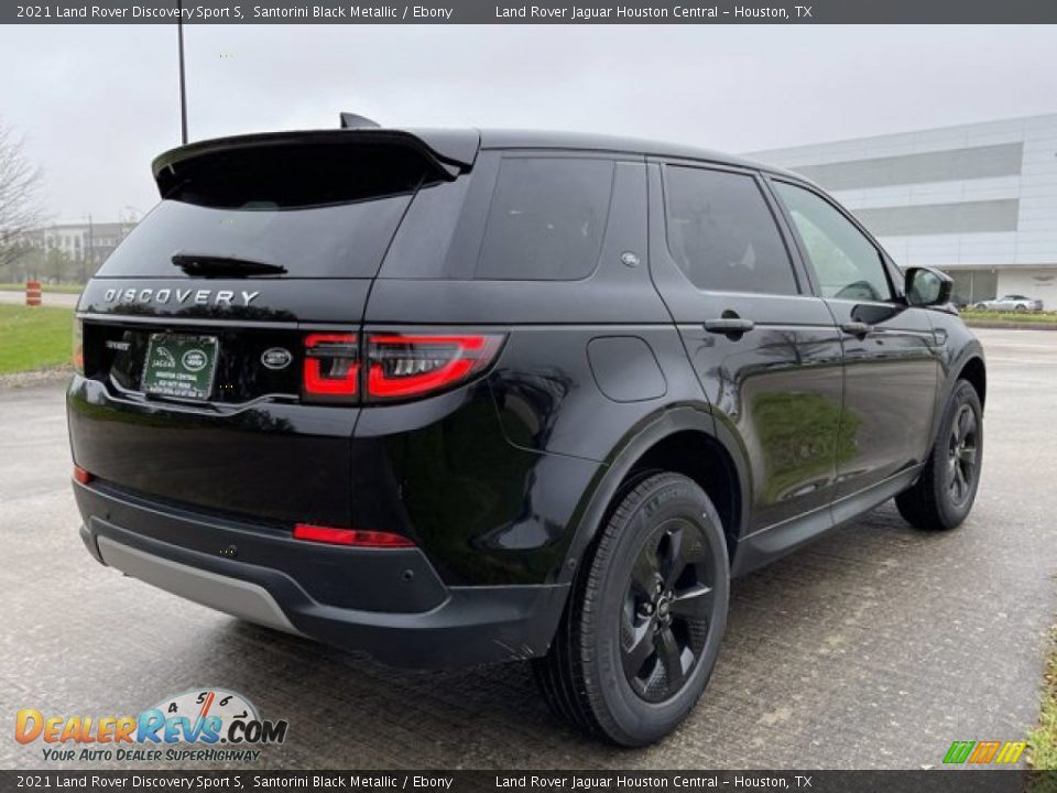 2021 Land Rover Discovery Sport S Santorini Black Metallic / Ebony Photo #3