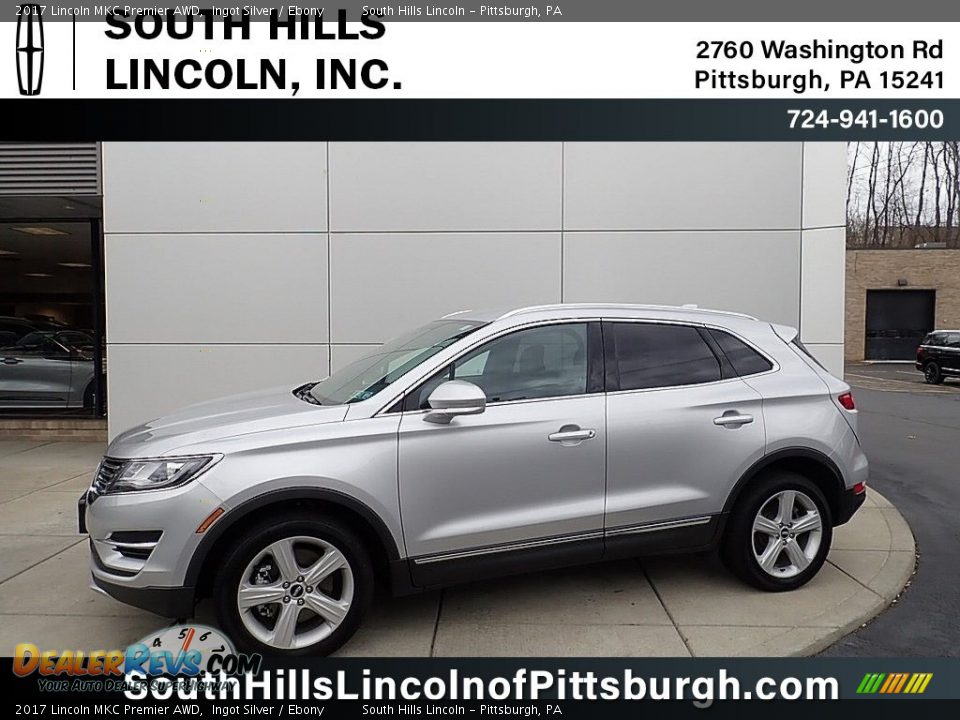 2017 Lincoln MKC Premier AWD Ingot Silver / Ebony Photo #1