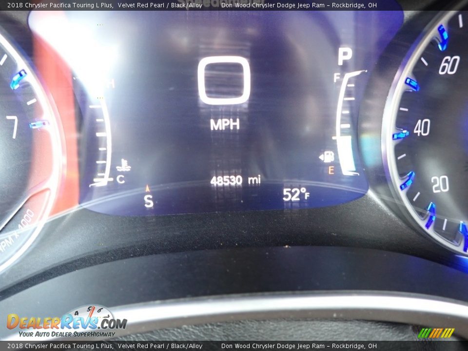 2018 Chrysler Pacifica Touring L Plus Velvet Red Pearl / Black/Alloy Photo #27