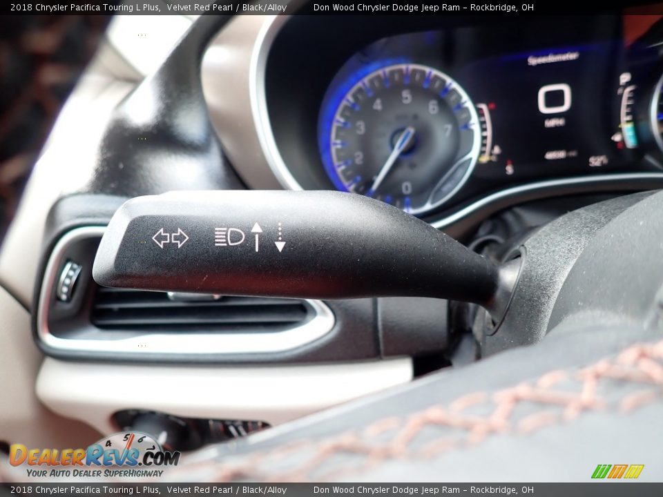 2018 Chrysler Pacifica Touring L Plus Velvet Red Pearl / Black/Alloy Photo #28