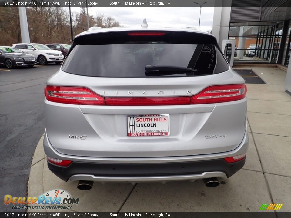 2017 Lincoln MKC Premier AWD Ingot Silver / Ebony Photo #4