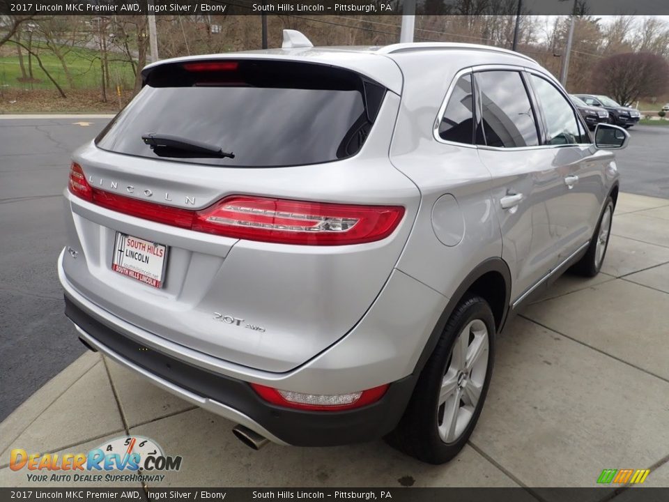 2017 Lincoln MKC Premier AWD Ingot Silver / Ebony Photo #6