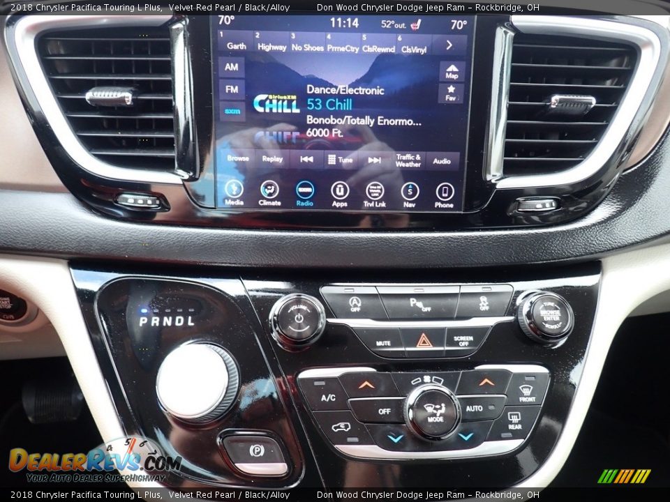 2018 Chrysler Pacifica Touring L Plus Velvet Red Pearl / Black/Alloy Photo #32