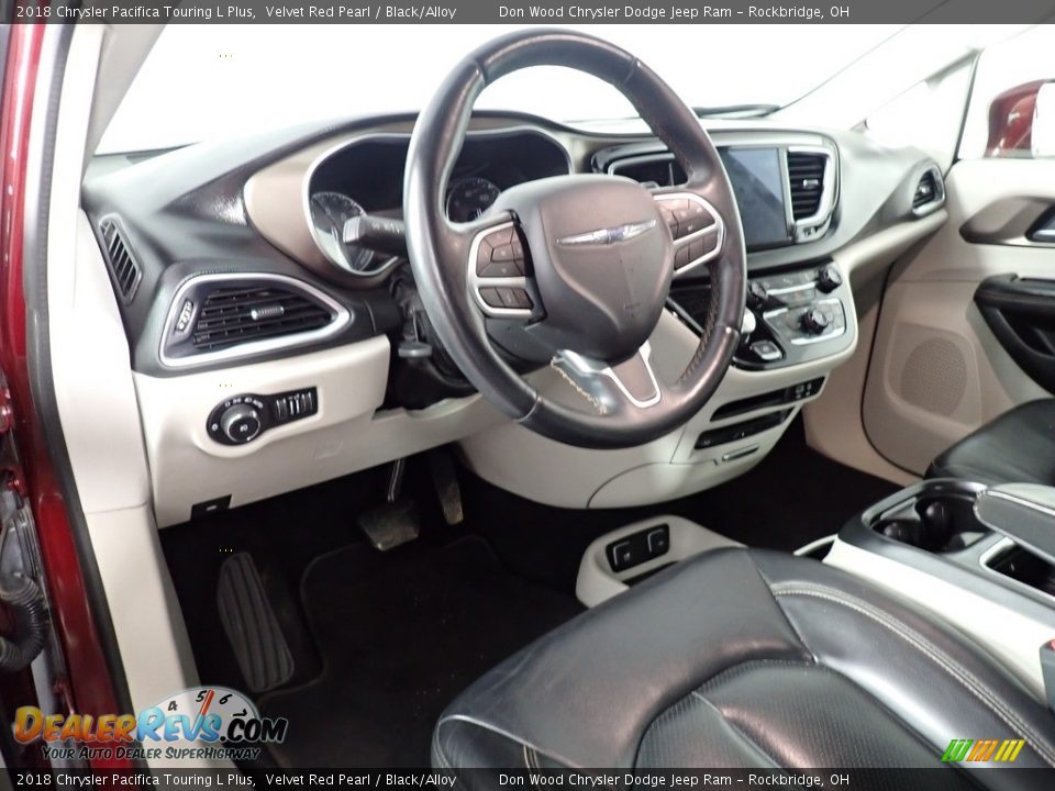 2018 Chrysler Pacifica Touring L Plus Velvet Red Pearl / Black/Alloy Photo #34