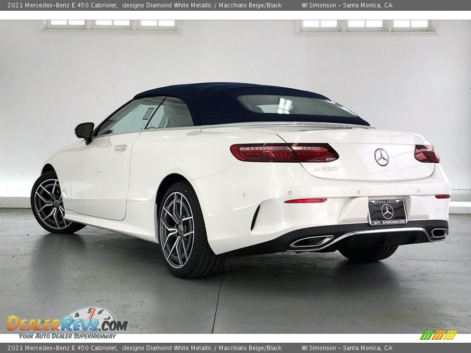 2021 Mercedes-Benz E 450 Cabriolet designo Diamond White Metallic / Macchiato Beige/Black Photo #2