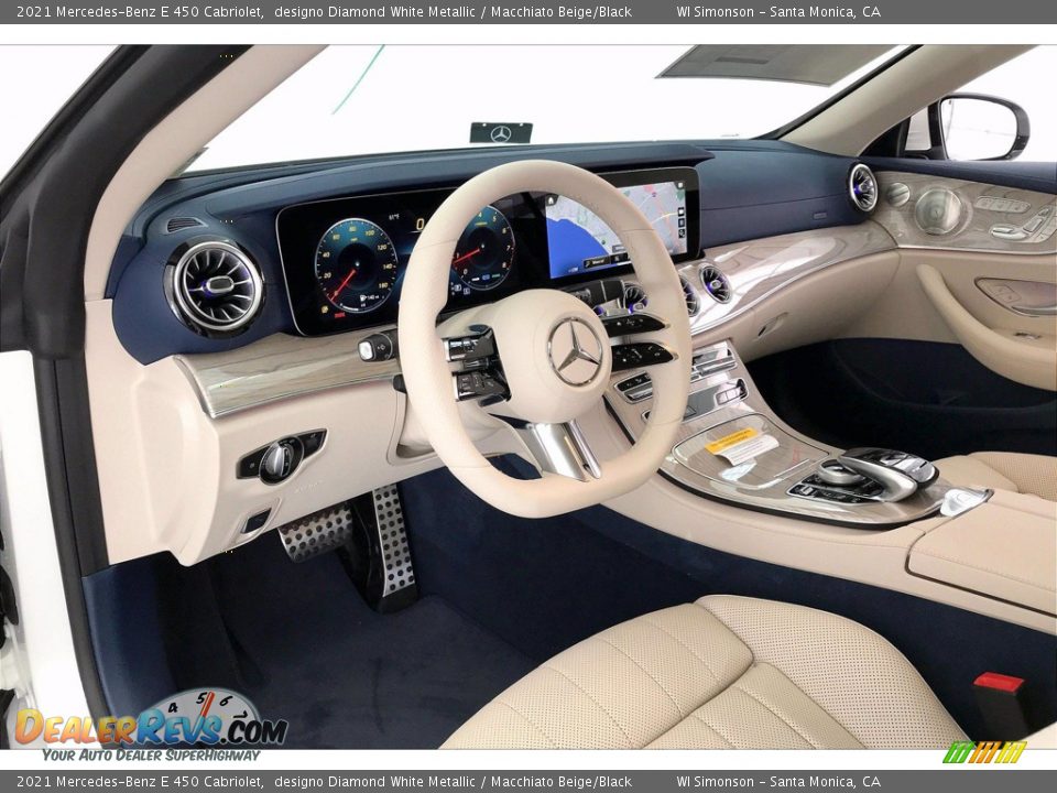 2021 Mercedes-Benz E 450 Cabriolet designo Diamond White Metallic / Macchiato Beige/Black Photo #4