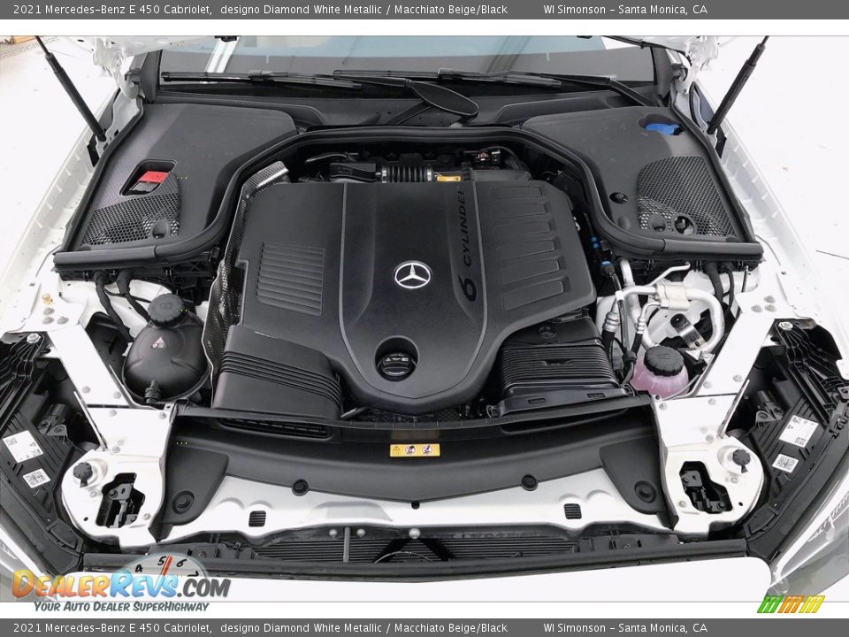 2021 Mercedes-Benz E 450 Cabriolet designo Diamond White Metallic / Macchiato Beige/Black Photo #8