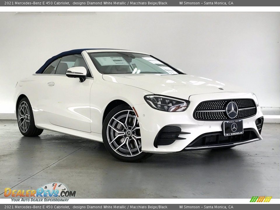 2021 Mercedes-Benz E 450 Cabriolet designo Diamond White Metallic / Macchiato Beige/Black Photo #12