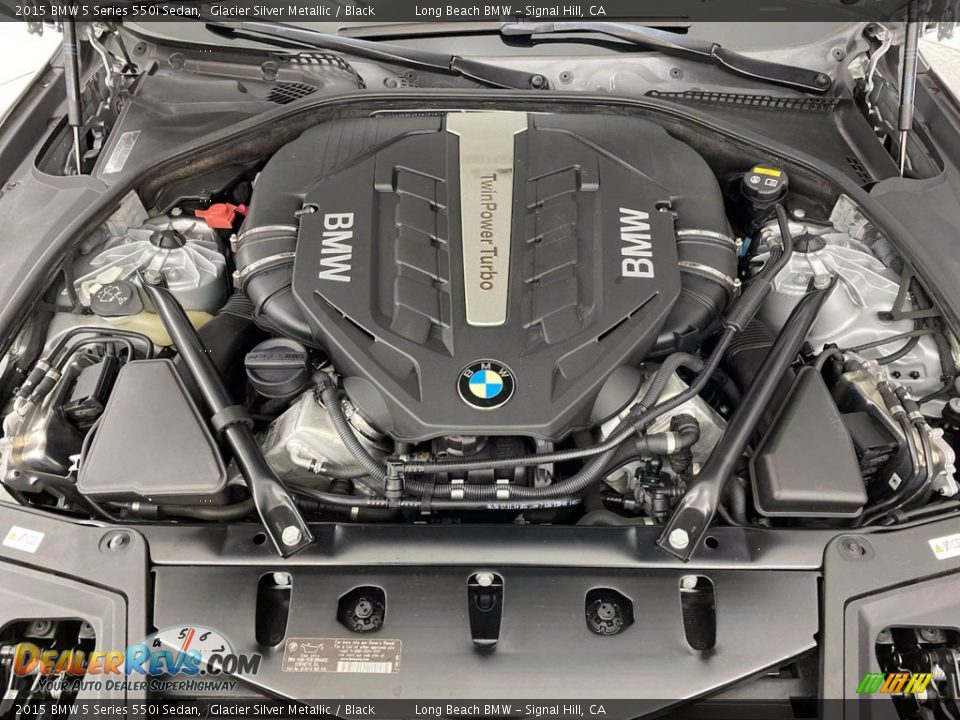 2015 BMW 5 Series 550i Sedan 4.4 Liter DI TwinPower Turbocharged DOHC 32-Valve VVT V8 Engine Photo #12