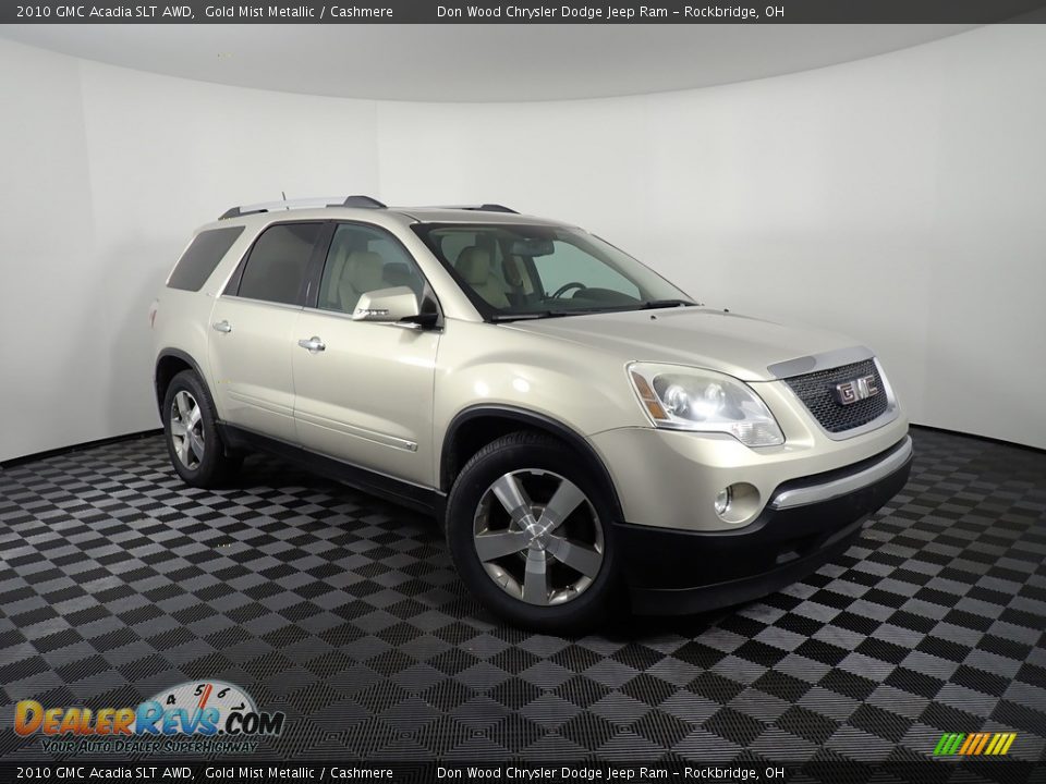 2010 GMC Acadia SLT AWD Gold Mist Metallic / Cashmere Photo #5
