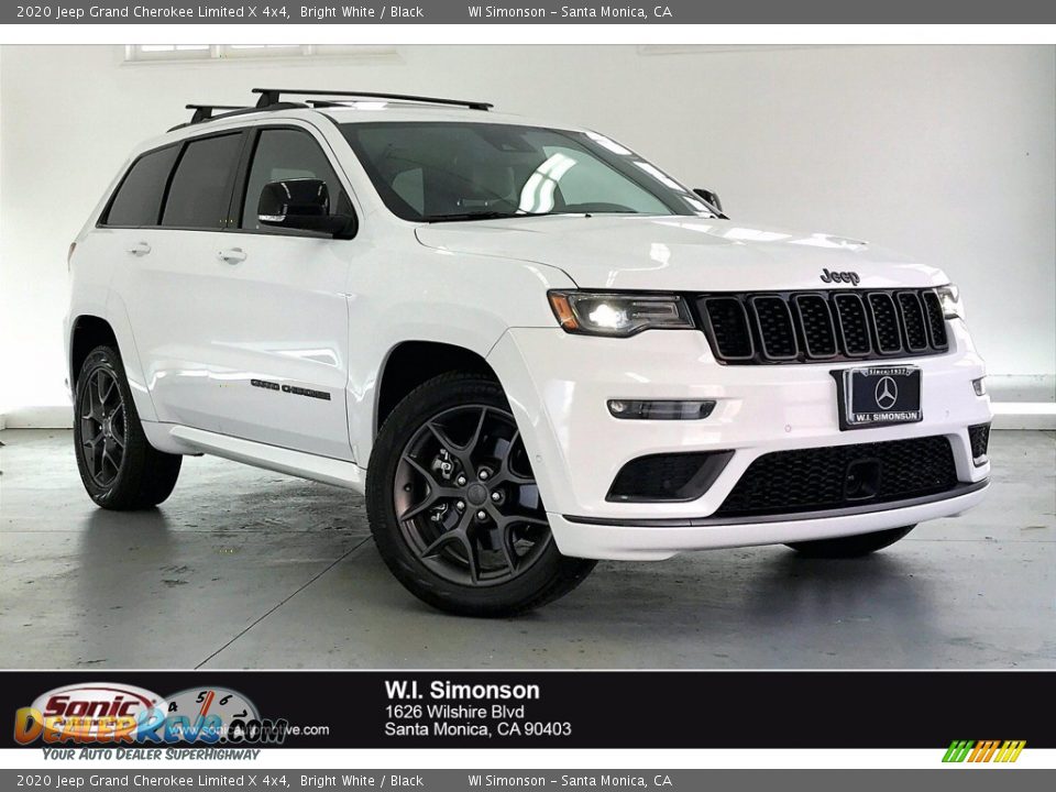 2020 Jeep Grand Cherokee Limited X 4x4 Bright White / Black Photo #1