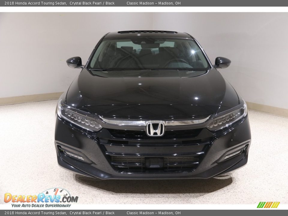 2018 Honda Accord Touring Sedan Crystal Black Pearl / Black Photo #2