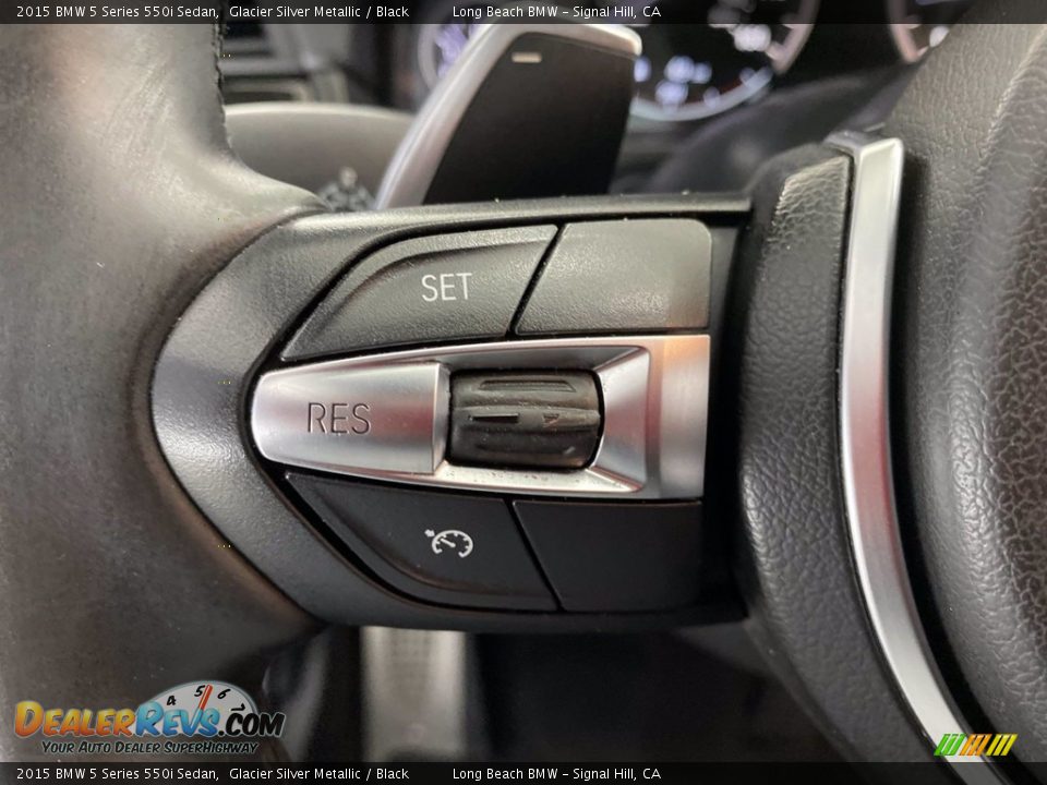 2015 BMW 5 Series 550i Sedan Steering Wheel Photo #19