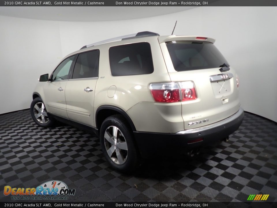 2010 GMC Acadia SLT AWD Gold Mist Metallic / Cashmere Photo #13
