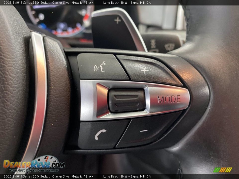 2015 BMW 5 Series 550i Sedan Steering Wheel Photo #20